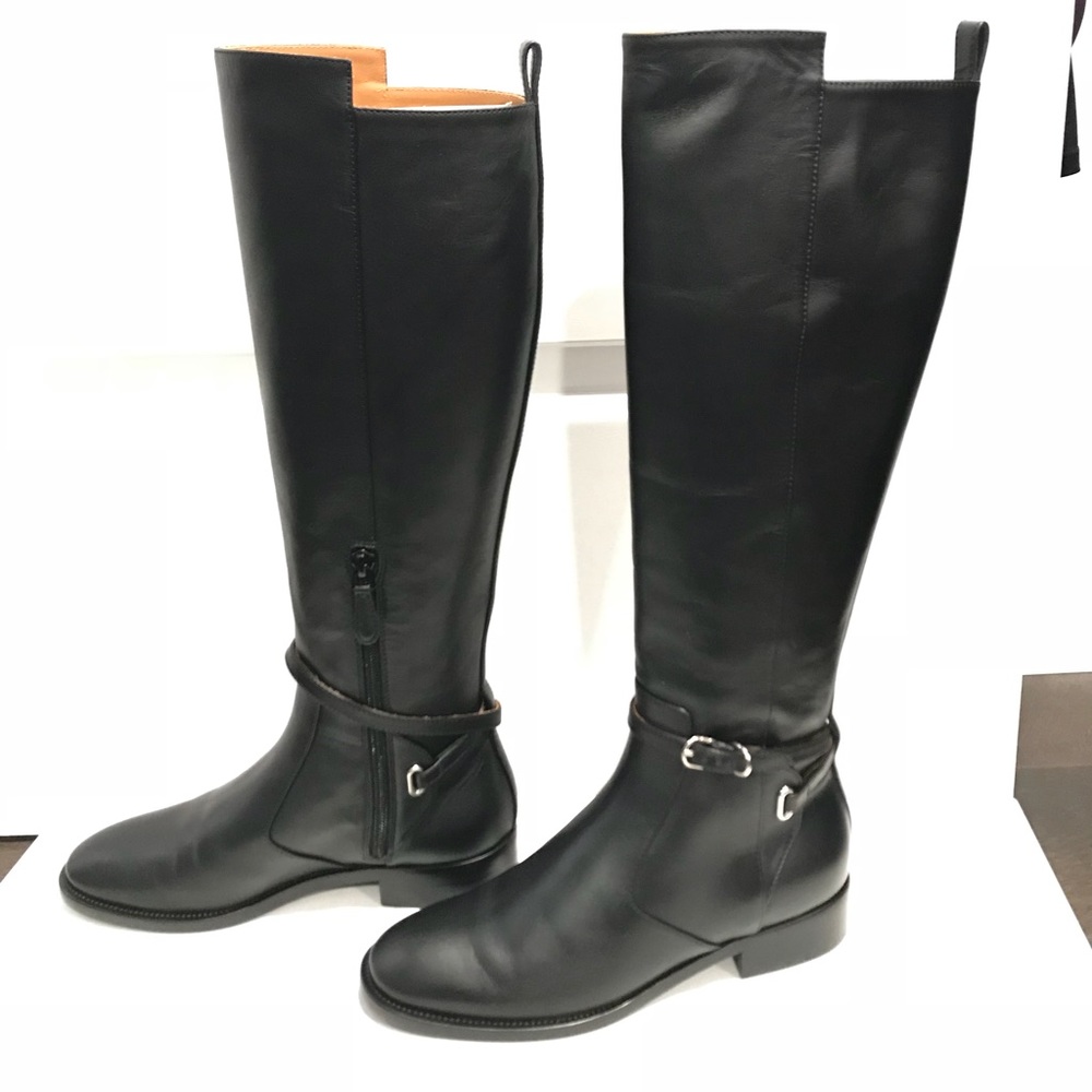 SOLD! NIB Balenciaga Papier Buckled HighBoots, 36